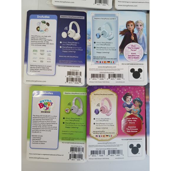 StoryPhones 8 PACK NEW Story Shields Disc Disney Headphones Storytelling SEALED - Picture 6 of 8